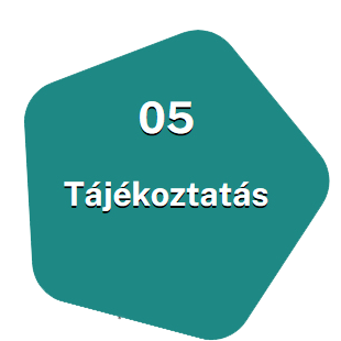 5. pont: Tájékoztatás